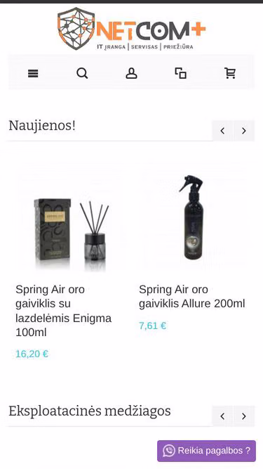 Screenshot of netcom.lt