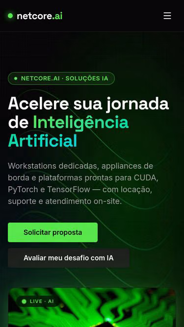 Screenshot of netcore.online