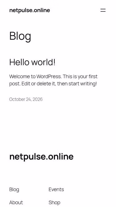 Screenshot of netpulse.online