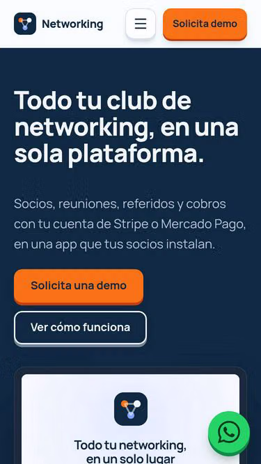 Screenshot of networking.rent