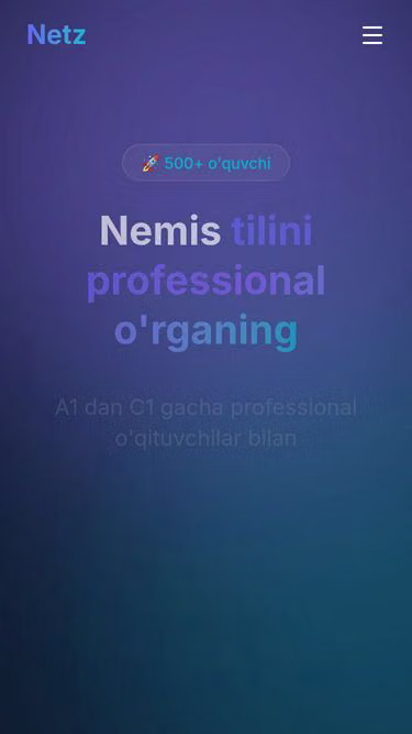 Screenshot of netz.uz