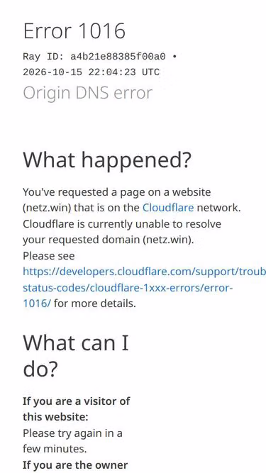 Screenshot of netz.win