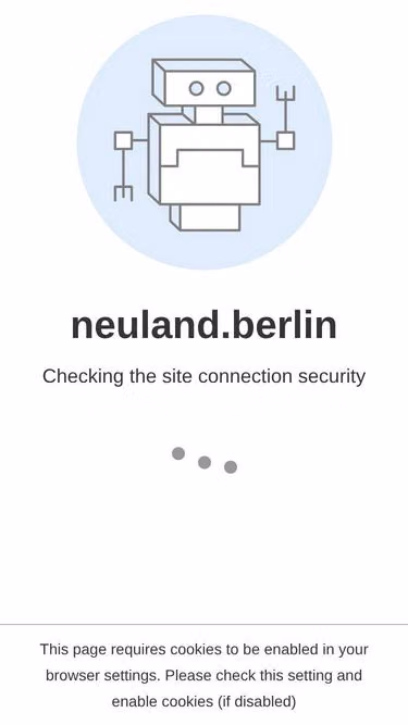 Screenshot of neuland.berlin