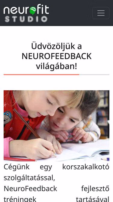 Screenshot of neurofit.hu