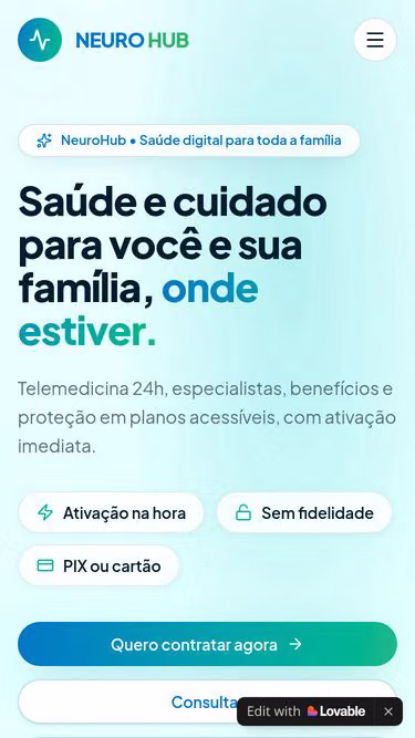 Screenshot of neurohub.live