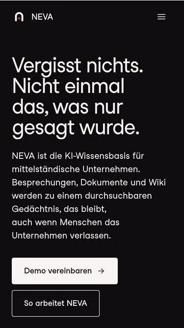 Screenshot of neva.works
