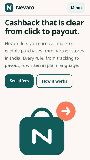 Screenshot of nevaro.in