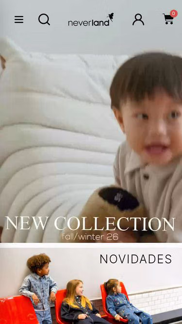 Screenshot of neverland.com.pt
