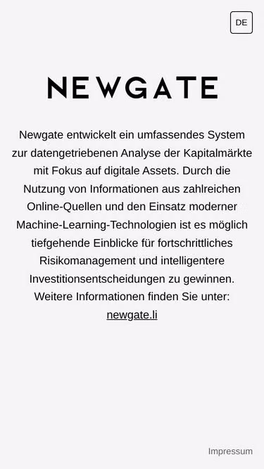 Screenshot of newgate.de