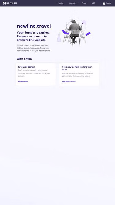Screenshot of newline.travel