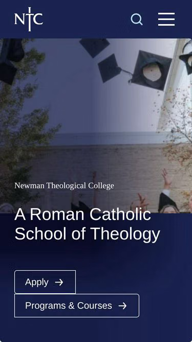 Screenshot of newman.edu