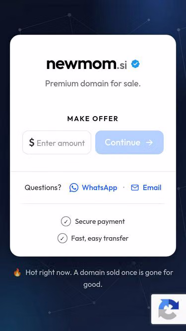 Screenshot of newmom.si