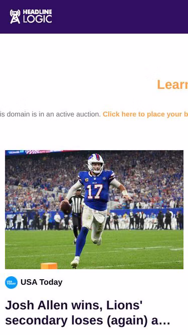 Screenshot of newsletter.agency