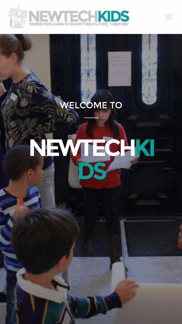 Screenshot of newtech.kids