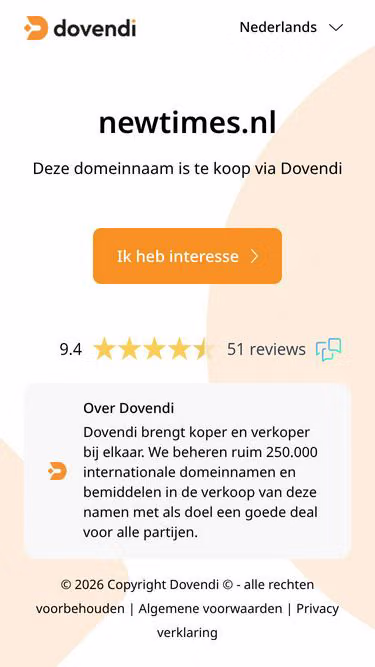Screenshot of newtimes.nl