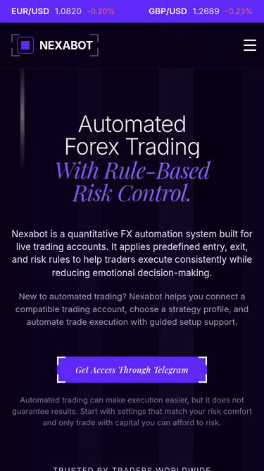 Screenshot of nexabot.io
