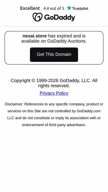 Screenshot of nexai.store