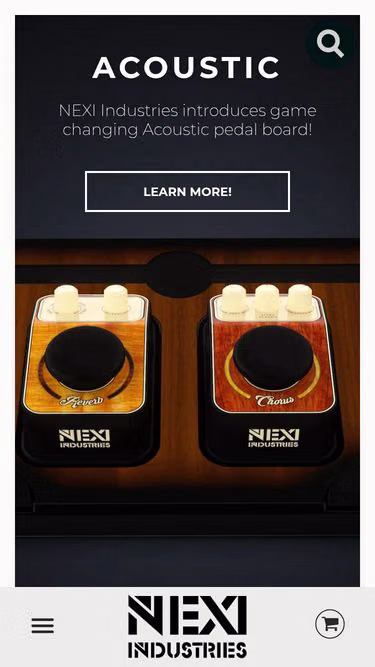 Screenshot of nexi.eu