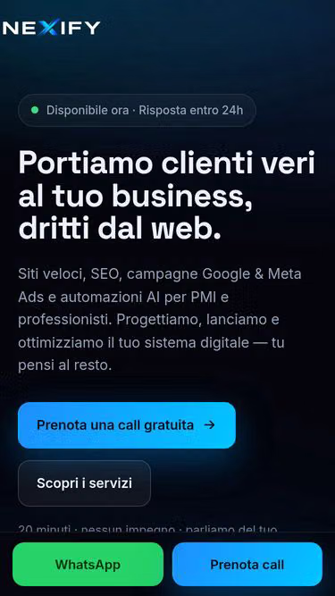 Screenshot of nexify.it