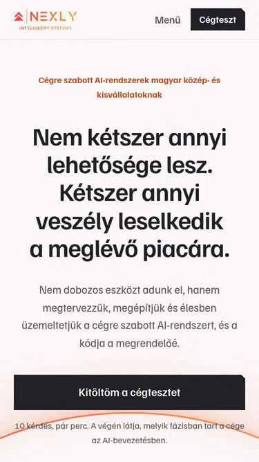 Screenshot of nexly.hu