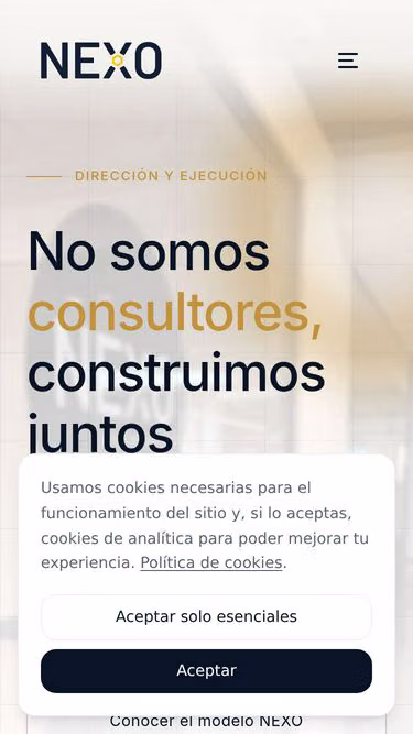 Screenshot of nexogroup.es