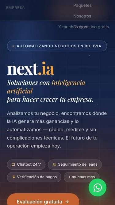 Screenshot of nextia.online