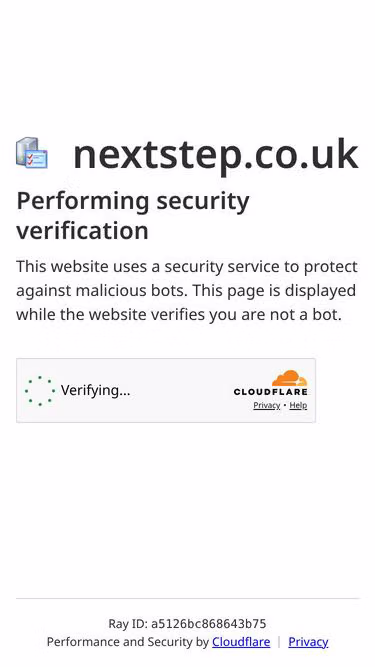 Screenshot of nextstep.co.uk