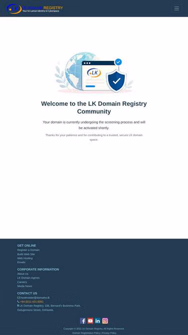 Screenshot of nextstep.com.lk