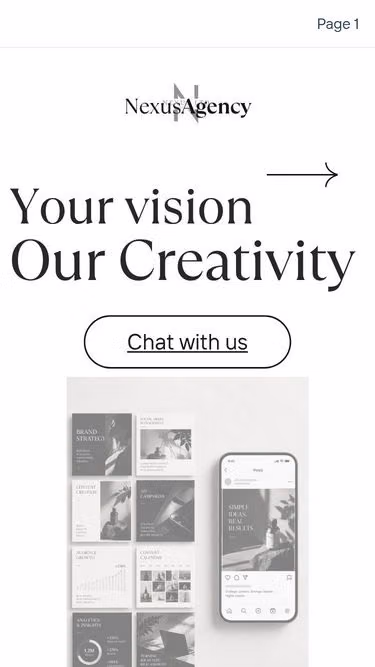 Screenshot of nexusagency.in