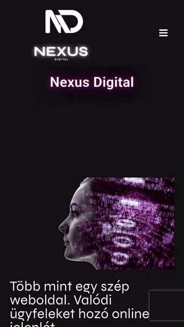 Screenshot of nexusdigital.hu