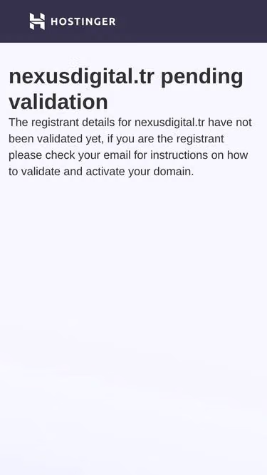 Screenshot of nexusdigital.tr