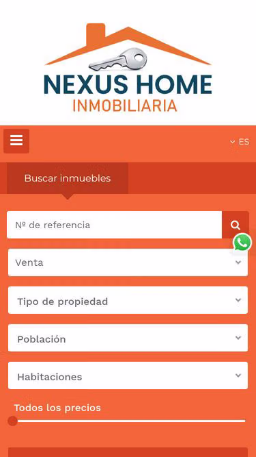 Screenshot of nexushome.es