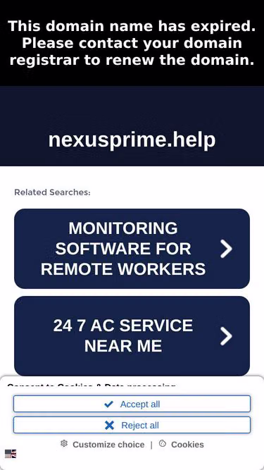 Screenshot of nexusprime.help
