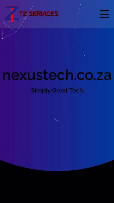 Screenshot of nexustech.co.za
