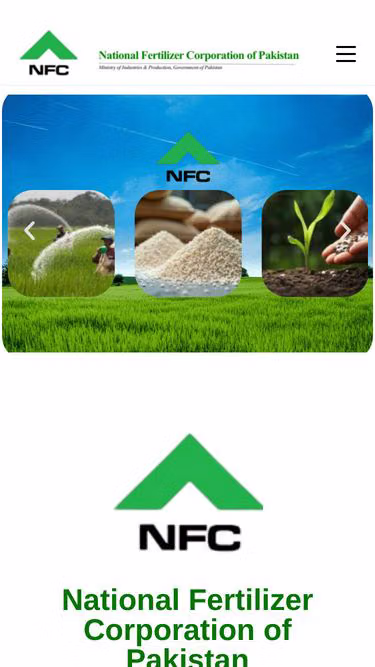 Screenshot of nfc.com.pk