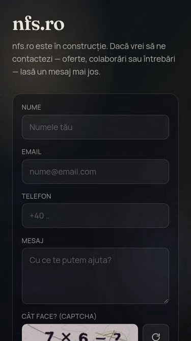 Screenshot of nfs.ro