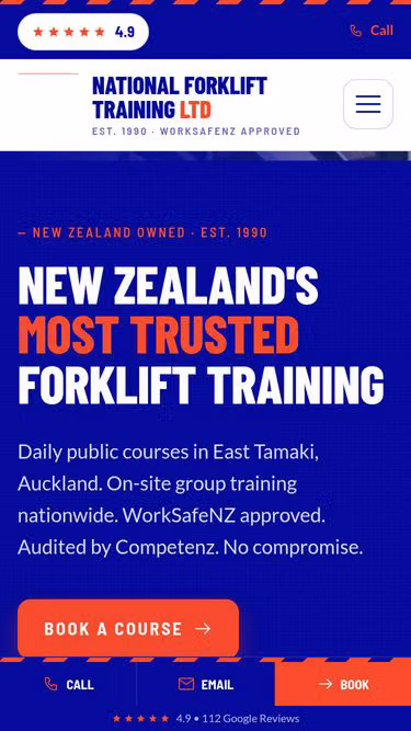 Screenshot of nft.co.nz