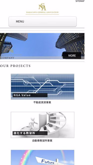 Screenshot of nga.co.jp