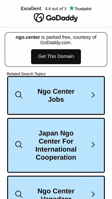 Screenshot of ngo.center