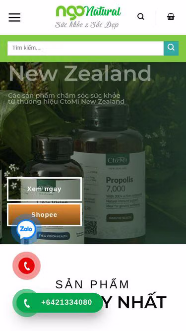 Screenshot of ngo.co.nz