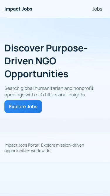 Screenshot of ngo.jobs