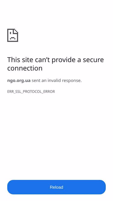 Screenshot of ngo.org.ua