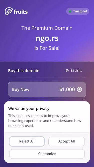Screenshot of ngo.rs