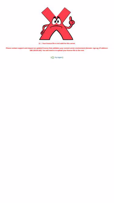 Screenshot of ngo.ug