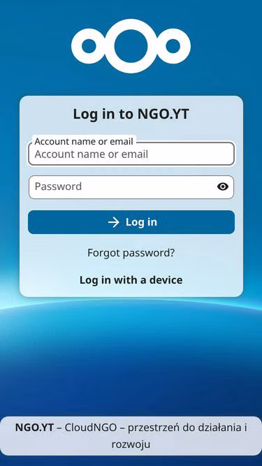 Screenshot of ngo.yt