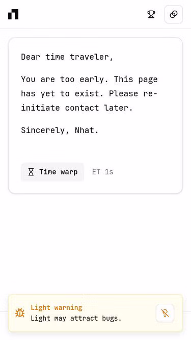 Screenshot of nhat.run
