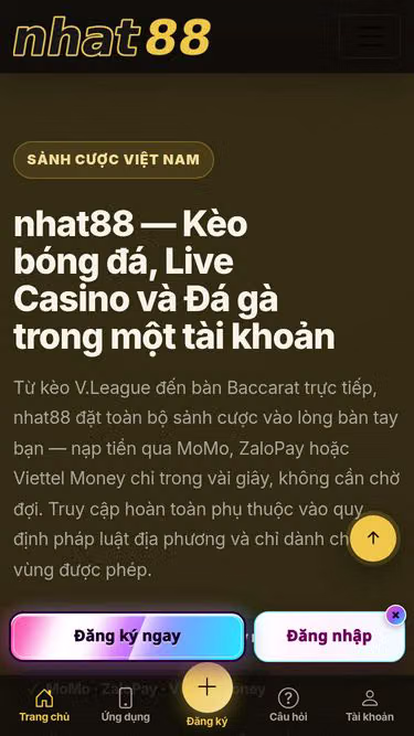 Screenshot of nhat88.asia