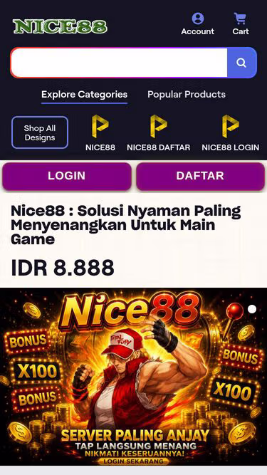 Screenshot of nice88.store