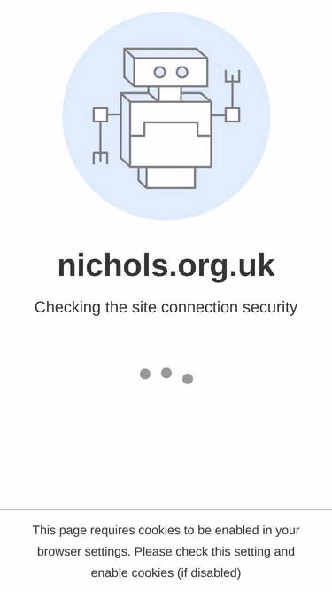 Screenshot of nichols.org.uk