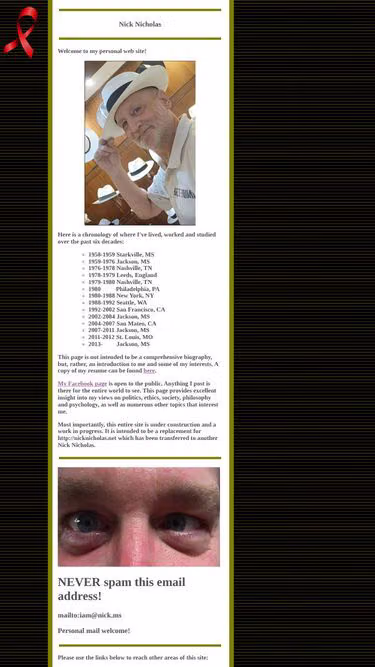 Screenshot of nick.ms